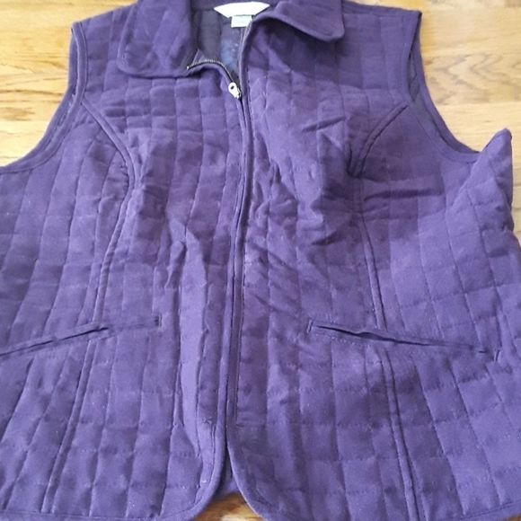 Christopher & Banks Purple Vest - Picture 1 of 5